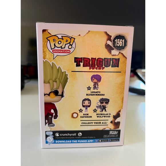 EXCLUSIVE Vash the Stampede w/ Punisher Cross Trigun #1561 Anime Manga Animation - Picture 3 of 6